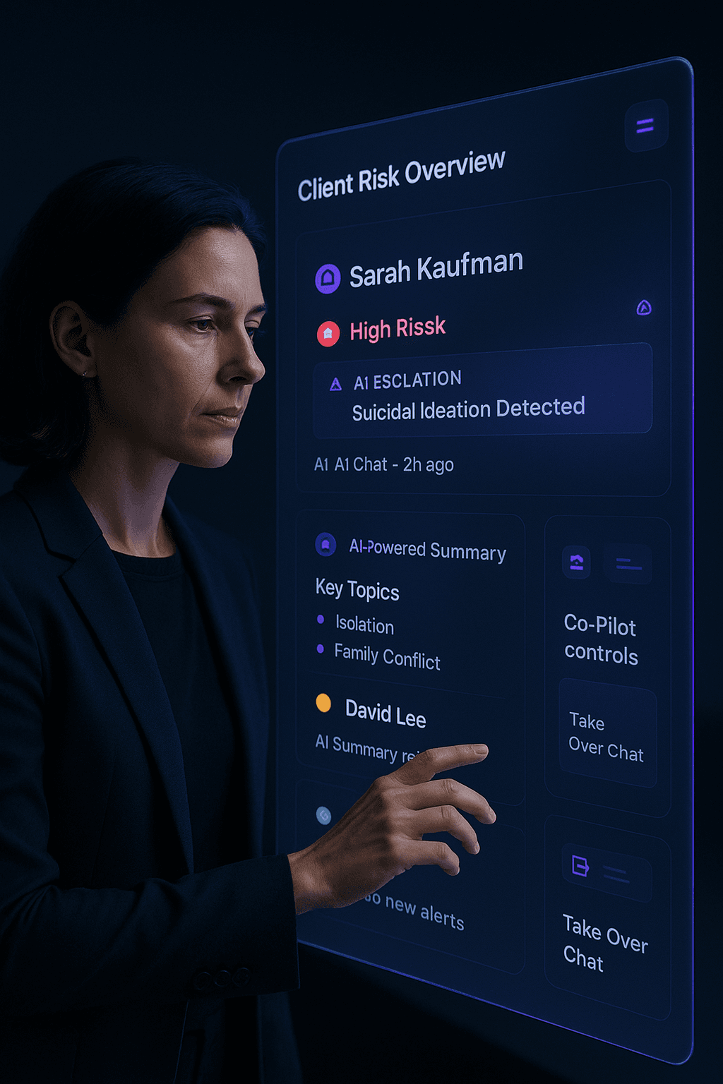 Heliex.AI Psychologist Dashboard
